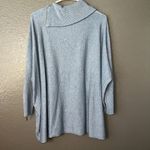 Joseph A . Women’s Blue Cowl Neck Oversized Sweater Size M – Cozy Knit Tunic Top Photo 1