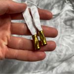 Donna Karan  New York DKNY White Linen Asymmetrical Hem Midi Skirt Medium Photo 7