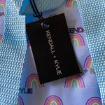 Kendall + Kylie NWT--BLUE MINI BACKPACK Blue with rainbows, brand new, measures 8x6x3 inches Photo 3