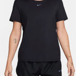 Nike  front swoosh logo Tshirt, Dry-Fit, black, size L Photo 0