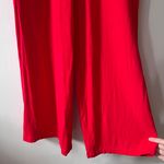 Chelsea28 Nordstrom Ruffle Neck Wide Leg Jumpsuit Red Party Holiday Cocktail Photo 2
