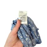 Reformation 4 Bailey Midi Length Dress Eve Cornflower Blue Floral Front Slit Photo 9