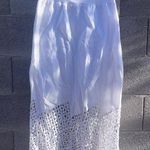 Chico's Bright White Skirt with Eyelets Size 0 - Small Medium Photo 0