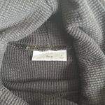 Aritzia TNA black waffle turtle neck long sleeve shirt Photo 2