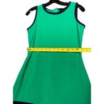 Cynthia Rowley Green & Navy Colorblock Sleeveless Dress | XS Photo 2