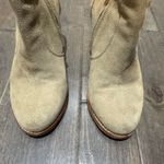 Joie  Suede Ankle Boots Tan Stacked Heel Size 38 (US 7.5-8) Photo 4