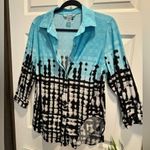 Peter Nygard Modern Button Down Blouse for Women Size M Photo 2