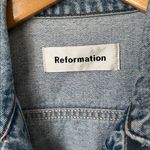 Reformation  distressed denim jacket Photo 3