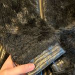 Rocawear  Black Faux Fur Zip Up Jacket Photo 7