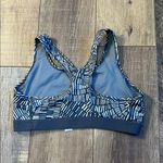 Nike  Pro Dri Fit Sports Bra - Grey and White Pattern Size Medium Photo 3