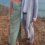 Azazie Barbie™ 1005 Matcha Mermaid Corset Stretch Satin Bridesmaid Dress Photo 4