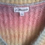 Beginning Boutique 💖Boutique Rainbow Colorful Knit V-Neck Sweater Photo 5