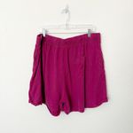 [Papinelle] Pink Tencel Elastic Waist Cuffed Amelie Boxer Short Pajamas Size XL Photo 3