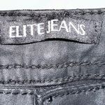 Elite Jeans  Black Coated Skinny Jeans Photo 2
