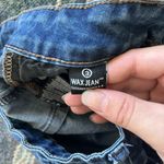 Wax Jean “Butt, I Love You” Distressed Skinny Jeans Dark Wash Women’s 3 Low Rise Photo 15