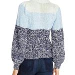 525 America  Color-Block Sweater Green Blue Grey Size Large NWT Photo 1