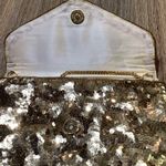 Vintage J. Renee Gold Sequin Clutch Handbag Chain Strap Evening Bag Photo 3