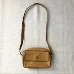 Mark Cross Vintage Tan Leather Rectangular Front Flap Top Zipper Crossbody Bag Photo 4