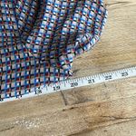 Violet+Claire Geometric Blouse Top Multicolor Career Casual Size M Coastal Photo 4