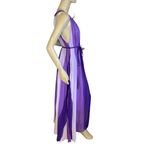New York & Co. PURPLE STRIPED CHIFFON OVERLAY TENT DRESS NWT (XL) Photo 2