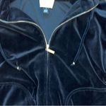 St. John Black Teddy Jacket Plush Velour Zip-Up Photo 2