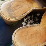 πBORNπ Cork Platform Wedge Sandal Patent Leather Size 10 Photo 8