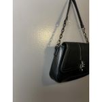 Forever 21  Shoulder Bag Womens Small Black Faux Leather Chain Strap Purse Photo 1