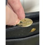 Etienne Aigner Black Leather Clutch Crossbody Purse Pocketbook Gold Hardware Photo 5