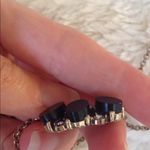 Banana Republic New  necklace gold black diamond Photo 6