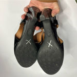 Sofft black patent leather‎ sling back pumps peep toe shoes size 8.5 Photo 6