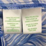 Lilly Pulitzer Women’s Blue and White Leaf Print Gold Embellished Collar Romper Photo 10