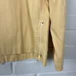 Chico's Vintage Chico’s Butter Yellow Zip Front Casual Cotton Jacket Size M Photo 7