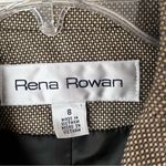 Rena Rowan Vintage Y2K 00s  Tan & Brown Blazer 8 Photo 1