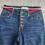 CAbi Button Fly Skinny Jeans Dark Wash Denim Size 2 Photo 4