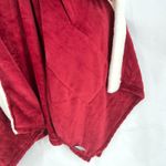 Charter Club Garnet Cozy Plush Wrap Robe Throw Red White Faux Fur Trim 50"x70" Photo 5