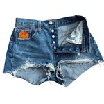 Levi's Premium 501 Original Fit High Rise Oxnard Athens Cut-Off Shorts Size 25 Photo 7