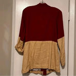 Blu Pepper  color lock anarok zip up fall jacket maroon khaki size M Photo 5