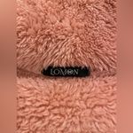 LOMON Womens Fuzzy Sherpa Fleece Jacket Lightweight Vest Pink Sleeveless XL Photo 4