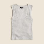 J.Crew  Cropped fine rib scoopneck tank top Photo 1