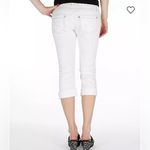 Daytrip  LEO White Denim Capri Jeans Photo 1