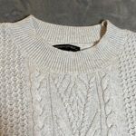 Banana Republic  Crewneck Cable Knit Fisherman Sweater Size L **SMALL FLAW** Photo 2