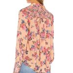 Free People  Hold On To Me Floral Top Coral Size XS Photo 4