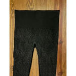 Soma  Slimming Black Jaquard Leggings, sz L Regular Photo 4