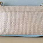 Nanette Lepore Stylish Cream and Blue Women's small baguette Bag Photo 1