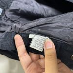 August Max Woman Black Leather Vintage Mini Skirt Sz 16 Photo 5