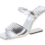 Cult Gaia Silver Women's Shoes Photo 0