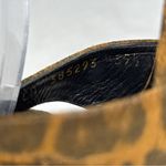 Saint Laurent Bianca Bow 105 Leopard Suede Platform Stiletto Sandal Heels Brown Photo 10