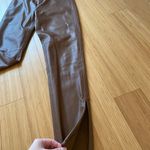 ZARA Vegan Leather Pants/Leggings Photo 4