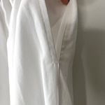 Kaelin Women's white 2 piece white with blue stripe sweatsuit size large Photo 11