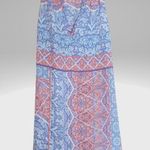 Lucy & Laurel Lucy & Lauren Coral & Blue Blouse Photo 0